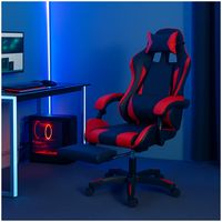Produktbild: HTI-Living Drehstuhl Krit Eco Schwarz Rot PVC Drehstuhl Krit Eco Schwarz Rot PVC