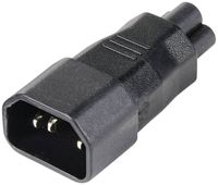 Bild vom Artikel TRU COMPONENTS  Netz-Adapter Kaltgeräte-Stecker C14 - Kleeblatt-Buchse C5 Gesamtpolzahl: 3   1 St. vom Autor 