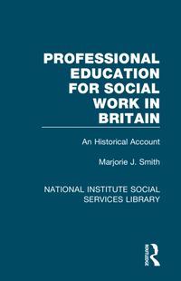 Produktbild: Professional Education for Social Work in Britain