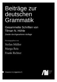 Produktbild: Beitr&auml;ge zur deutschen Grammatik