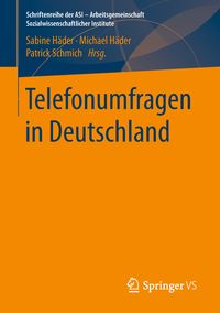 Produktbild: Telefonumfragen in Deutschland