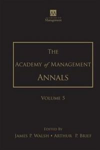Produktbild: The Academy of Management Annals, Volume 5