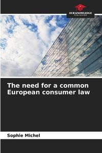 Produktbild: The need for a common European consumer law