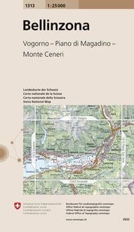 Produktbild: Swisstopo 1 : 25 000 Bellinzona