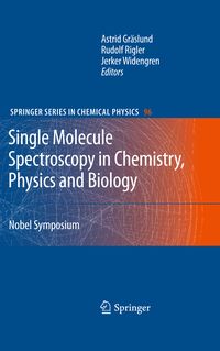 Produktbild: Single Molecule Spectroscopy in Chemistry, Physics and Biology