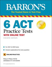 Produktbild: Prince, P: 6 ACT Practice Tests with Online Test