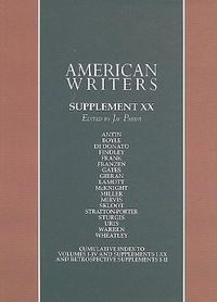 Produktbild: American Writers, Supplement XX