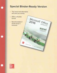 Produktbild: Looseleaf for Microsoft Office Excel 2016 Complete: In Practice