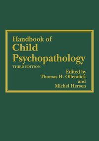 Produktbild: Handbook of Child Psychopathology