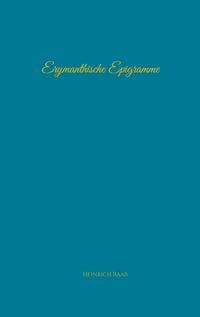 Produktbild: Erymanthische Epigramme