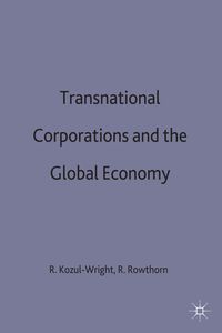 Produktbild: Transnational Corporations and the Global Economy