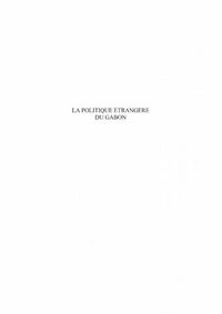 Produktbild: Politique etrangere du gabon