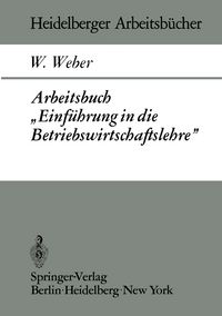 Produktbild: Arbeitsbuch &bdquo;Einf&uuml;hrung in die Betriebswirtschaftslehre&rdquo;