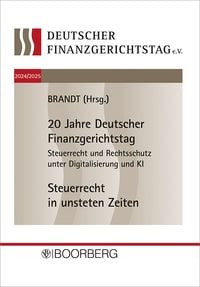 Produktbild: 20. und 21. Deutscher Finanzgerichtstag 2024/2025