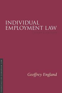 Produktbild: England, G: Individual Employment Law, 2/E