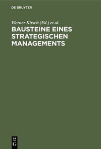 Produktbild: Bausteine eines Strategischen Managements