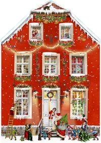 Produktbild: A3-Wand-Adventskalender &ndash; Weihnachten bei uns Zuhaus