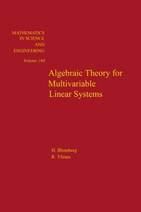 Produktbild: Algebraic Theory for Multivariable Linear Systems