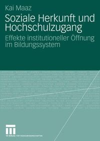 Produktbild: Soziale Herkunft und Hochschulzugang
