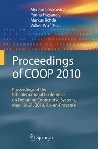 Produktbild: Proceedings of COOP 2010