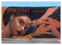Produktbild: Streetart in M&uuml;nchen (Wandkalender 2026 DIN A2 quer), CALVENDO Monatskalender