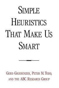 Produktbild: Simple Heuristics That Make Us Smart