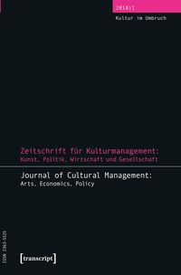 Produktbild: Zeitschrift f&uuml;r Kulturmanagement: Kunst, Politik, Wirtschaft und Gesellschaft