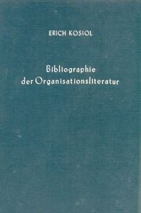 Produktbild: Bibliographie der Organisationsliteratur.