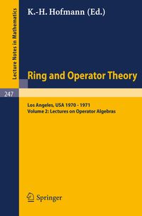 Produktbild: Tulane University Ring and Operator Theory Year, 1970-1971