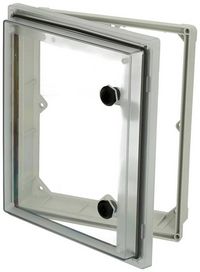 Produktbild: Fibox PW 292409 T 4901884 Sichtfenster Deckel Transparent, Doppelbart, UV-best&auml;ndig (L x B x H) 88 x 244 x 291 mm Polycarbonat Grau 1 St.