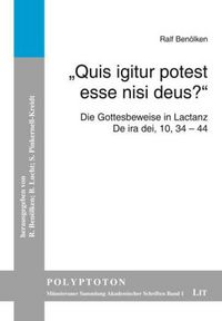 Produktbild: "Quis igitur potest esse nisi deus?"