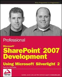 Produktbild: Professional Microsoft SharePoint 2007 Development Using Microsoft Silverlight 2