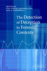 Produktbild: Detection of Deception in Forensic Contexts