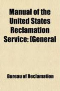 Produktbild: Manual of United States Reclamation Service