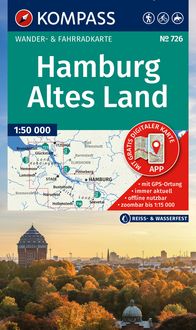 Produktbild: KOMPASS Wanderkarte 726 Hamburg, Altes Land 1:50.000
