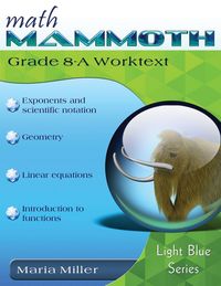 Produktbild: Math Mammoth Grade 8-A Worktext