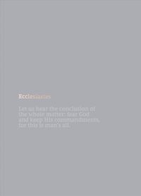 Produktbild: NKJV Bible Journal - Ecclesiastes, Paperback, Comfort Print | Softcover | Gray