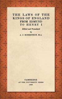 Produktbild: The Laws of the Kings of England from Edmund to Henry I