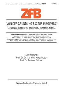 Produktbild: Von der Gr&uuml;ndung bis zur Insolvenz Erfahrungen von Start-Up-Unternehmen