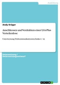 Produktbild: Anschliessen und Verdrahten einer LSA-Plus Verteilerdose