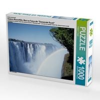 Produktbild: CALVENDO Puzzle Ein Motiv aus dem Kalender Victoria Wasserf&auml;lle, Mosi-oa-Tunya der "Donnernde Rauch" | 1000 Teile Lege-Gr&ouml;&szlig;e 64x48cm Foto-Puzzle f&uuml;r gl&uuml;ckliche Stunden