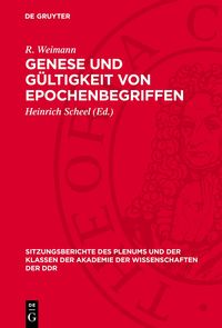 Produktbild: Genese und G&uuml;ltigkeit von Epochenbegriffen