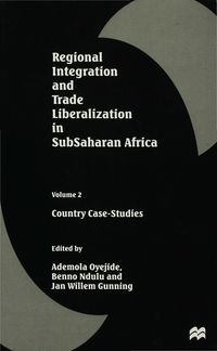 Produktbild: Regional Integration and Trade Liberalization in SubSaharan Africa