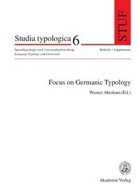 Produktbild: Focus on Germanic Typology