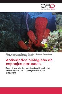 Produktbild: Actividades biol&oacute;gicas de esponjas peruanas