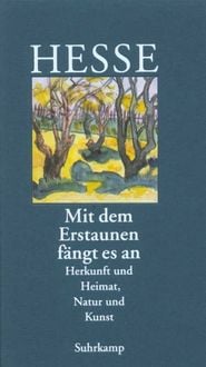 Produktbild: &raquo;Mit dem Erstaunen f&auml;ngt es an&laquo;