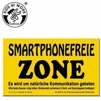 Produktbild: Corvus A600152 - Kids-at-Work, Schild Smartphonefreie Zone 25x15cm