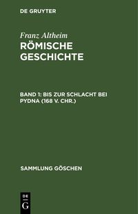Produktbild: Bis zur Schlacht bei Pydna (168 v. Chr.)