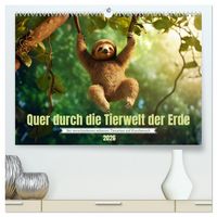 Produktbild: Quer durch die Tierwelt der Erde (hochwertiger Premium Wandkalender 2026 DIN A2 quer), Kunstdruck in Hochglanz