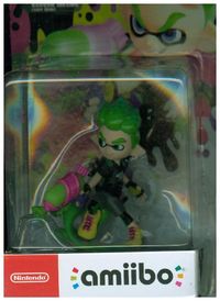 Produktbild: Amiibo Figur Splatoon Inkling-Junge (Neon-Grün)